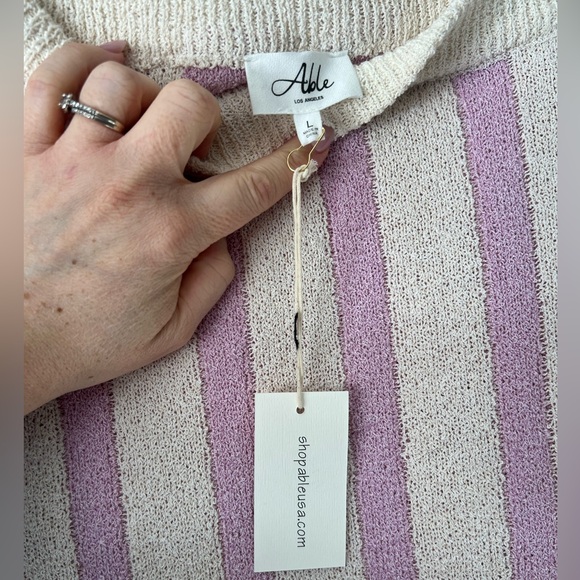 Able LA Boutique two-piece terry sweater set - Picture 4 of 14